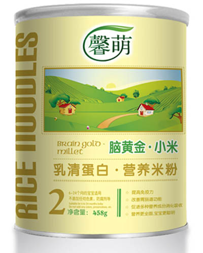 馨萌鐵鋅高鈣營養米粉3段