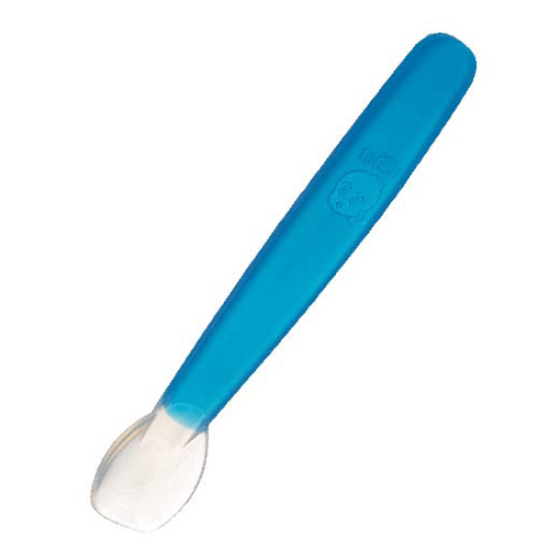 華林貝比藍色硅膠湯匙