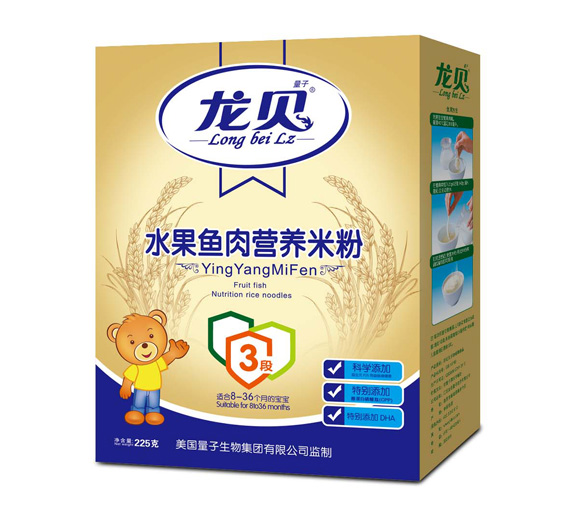 龍貝水果魚肉營養米粉3段
