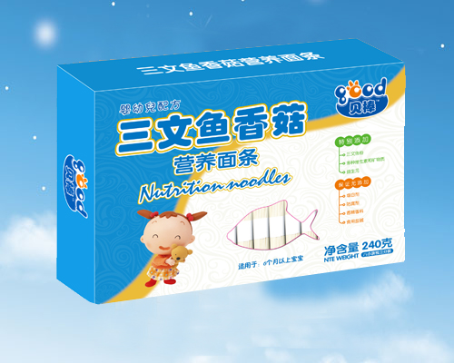 貝棒三文魚香菇營養面