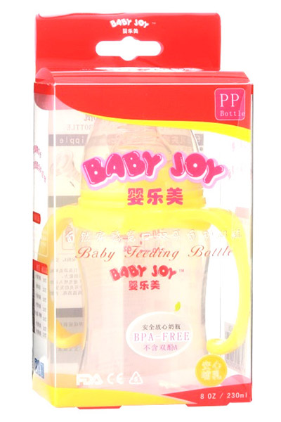 嬰樂(lè)美230ml自然實(shí)感寬口雙耳自動(dòng)奶瓶