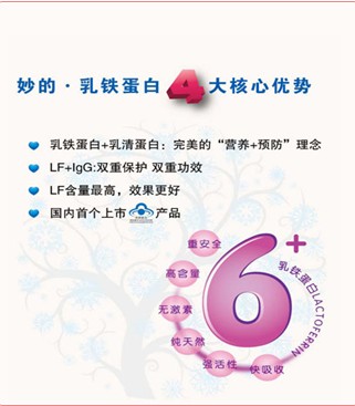 妙的乳鐵蛋白+妙的乳清蛋白粉簡介