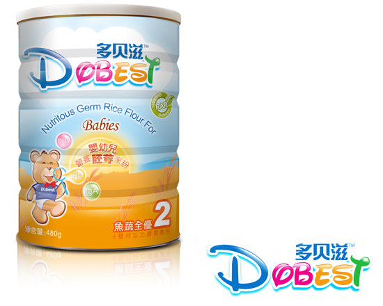 多貝滋魚蔬全優胚芽米粉