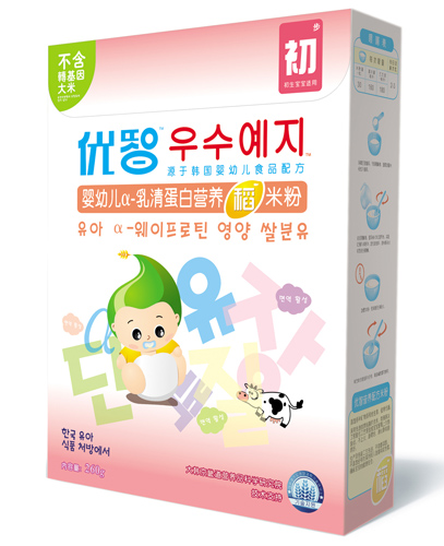 優智嬰幼兒α-乳清蛋白稻米粉盒裝