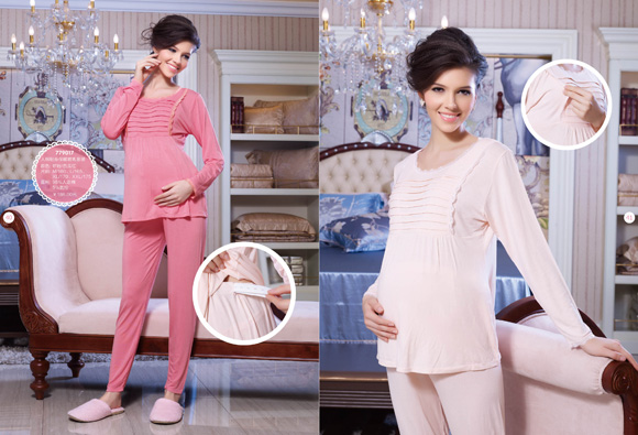 媽咪秘密保暖哺乳套裝蝦粉