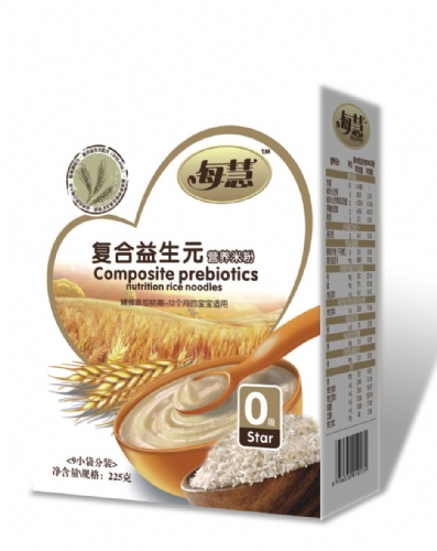 每慧復合益生元營養米粉0段(盒裝)