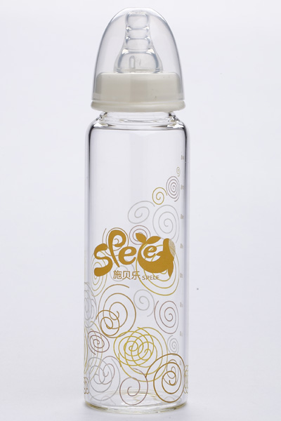 施貝樂直身玻璃奶瓶240mlNBZP01