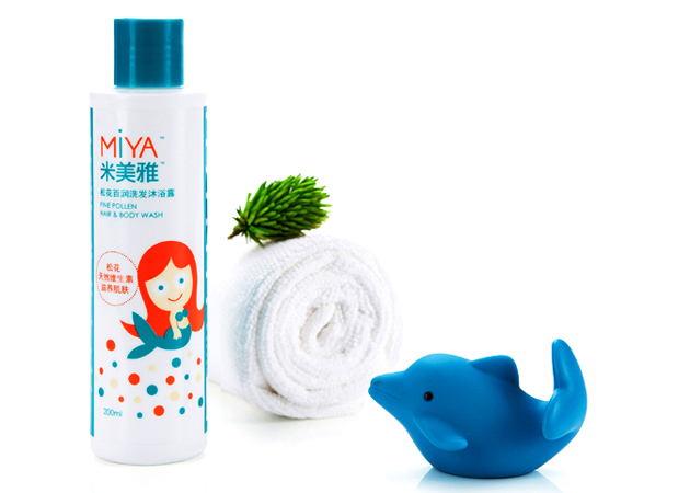 米美雅松花百潤洗發沐浴露200ml(二合一)簡介