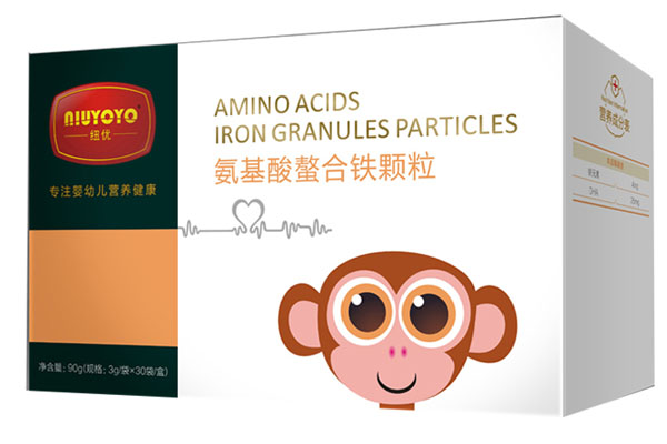 紐優氨基酸螯合鐵顆粒