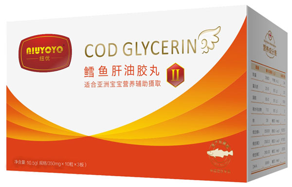 紐優魚肝油膠丸2段30粒