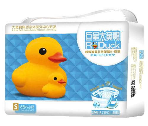 大黃鴨巨星大黃鴨紙尿片S62片