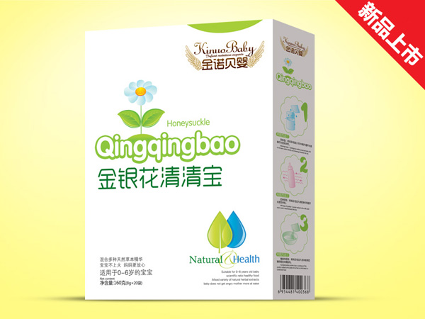 金諾貝嬰金銀花清清寶盒裝