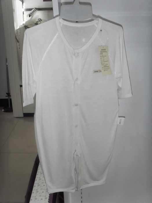 娃愛的蓓蓓夏季新款帶袖連體衣