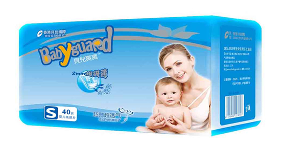 貝兒爽爽超薄超爽尿片S