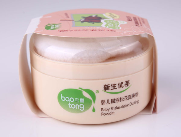 寶童·新生優茶嬰兒搖搖松花爽身粉