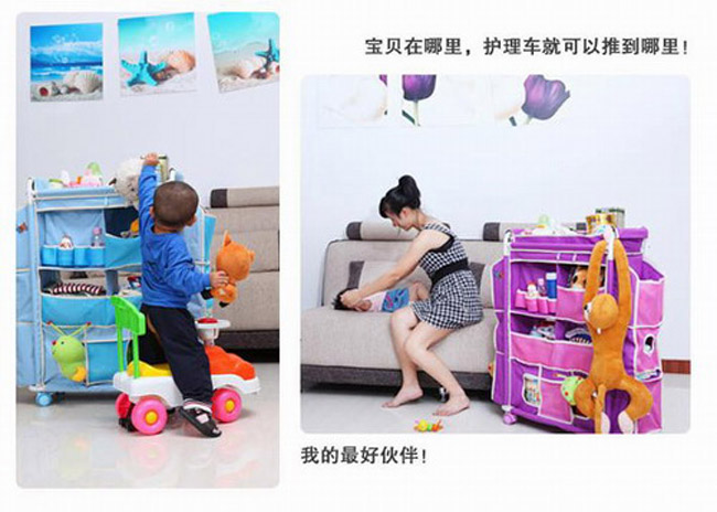 新安代嬰幼兒護理收納車3