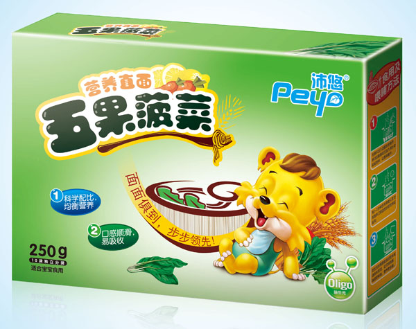 沛悠五果菠菜營養直面250g