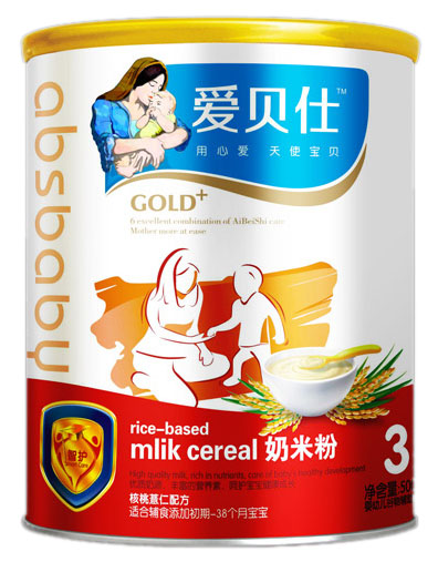 愛貝仕核桃薏仁配方奶米粉