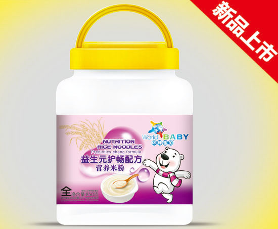 環(huán)球?qū)氊愐嫔o(hù)暢配方營養(yǎng)米粉850克