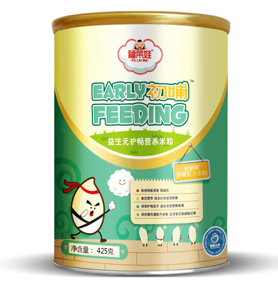 福萊娃初哺益生元護(hù)暢營養(yǎng)米粉聽裝