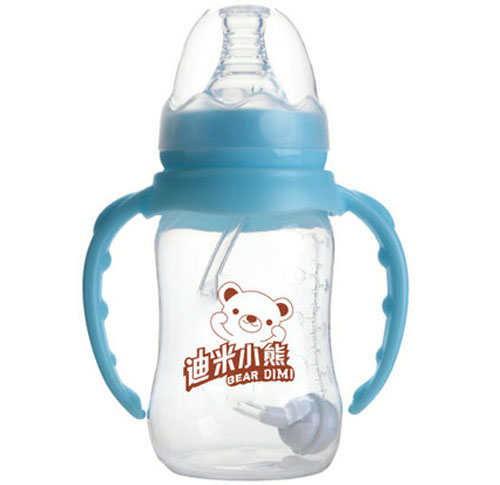迪米小熊標口有柄自動PP奶瓶150ml
