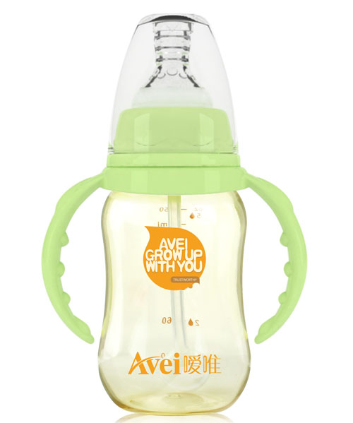 噯唯標(biāo)準(zhǔn)口徑帶柄自動PPSU奶瓶(150ml)