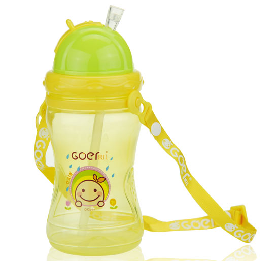 果兒運(yùn)動(dòng)吸管水壺綠色