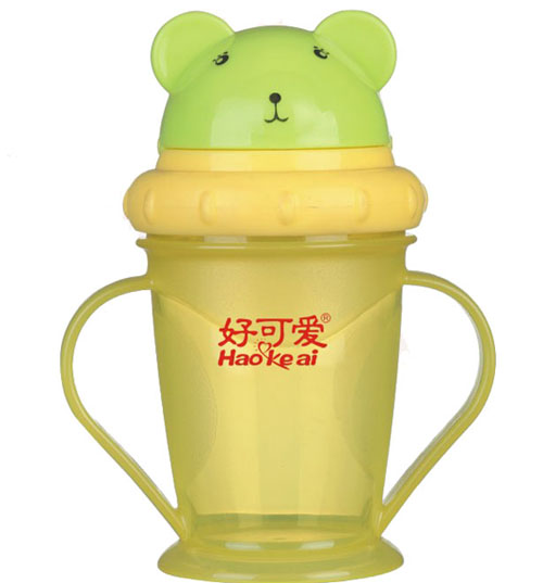 好可愛貓頭吸管學飲杯