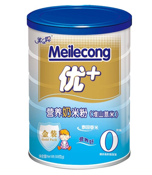 美樂聰淮山薏米營養奶米粉0段