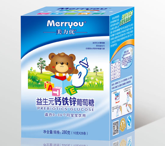 美力優益生元鈣鐵鋅葡萄糖