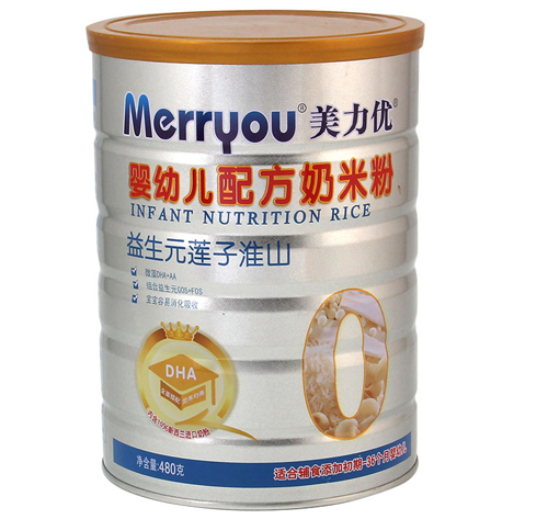 美力優益生元蓮子淮山嬰幼兒奶米粉