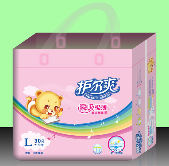 護爾爽瞬吸極薄嬰兒紙尿褲L碼30片