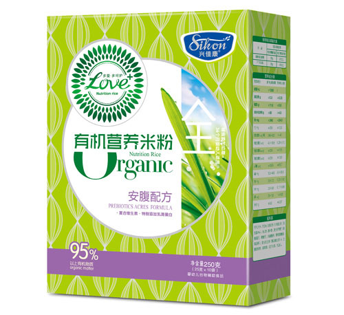 興佳康愛+安腹配方有機營養米粉
