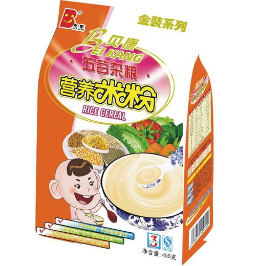 貝康五谷雜糧營養米粉3段