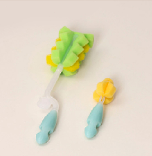 KUNKUNPES,PP奶瓶海棉奶瓶刷組