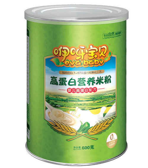 咿呀寶貝嬰兒高蛋白營養米粉聽裝0段