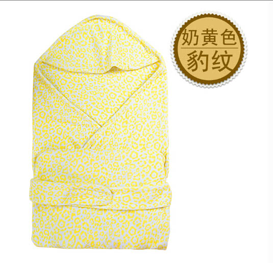 貝茜蒂奶黃色豹紋嬰兒睡袋