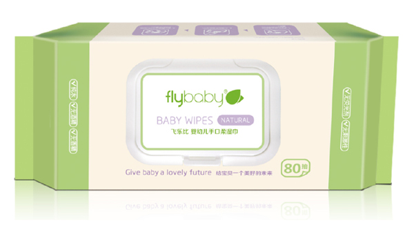 飛樂比嬰幼兒手口柔濕巾(80抽帶蓋)