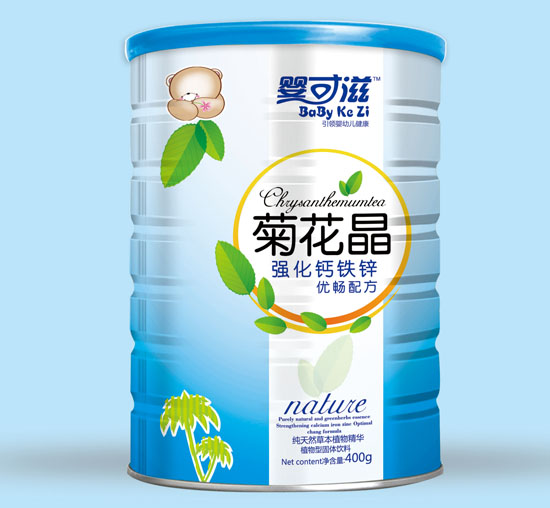 嬰可滋強化鈣鐵鋅優(yōu)暢菊花晶聽裝