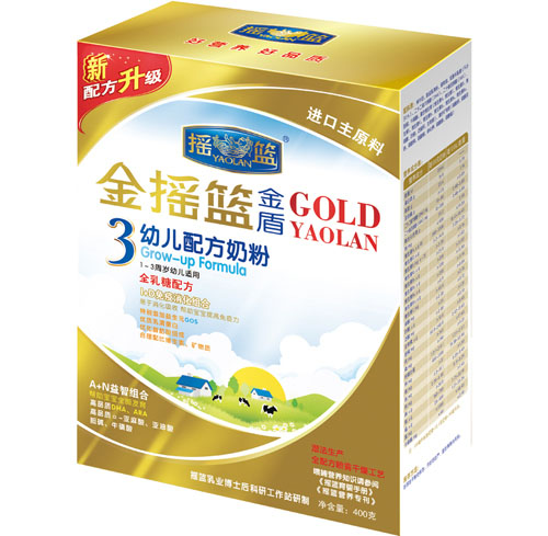 金搖籃金盾幼兒配方奶粉3段盒裝
