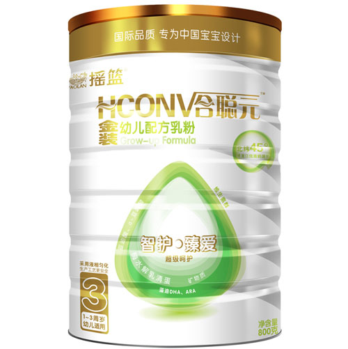 合聰元金裝智護幼兒配方乳粉3段聽裝