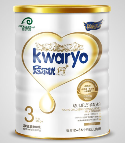 冠爾優幼兒配方羊奶粉3段