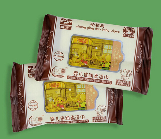 圣嬰島嬰兒倍潤柔濕巾