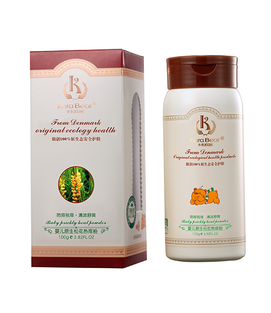 卡拉貝熊100g嬰兒原生松花熱痱粉