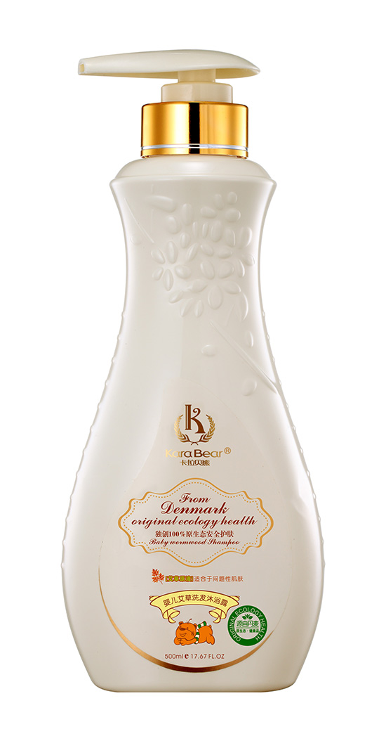 卡拉貝熊500ml嬰兒艾草洗發沐浴露