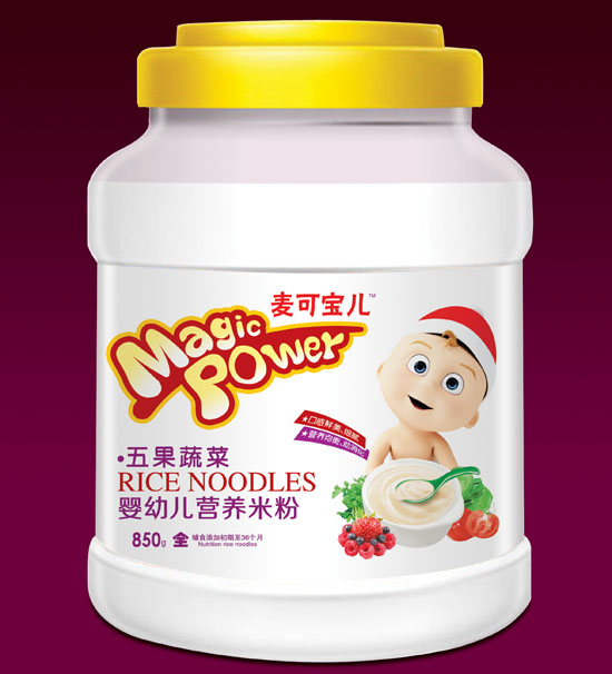 麥可寶兒五果蔬菜營養嬰幼兒營養米粉