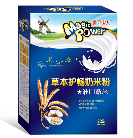 麥可寶兒淮山薏米草本護(hù)暢奶米粉盒裝