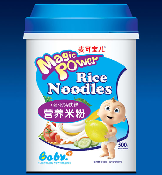 麥可寶兒強化鈣鐵鋅營養配方米粉