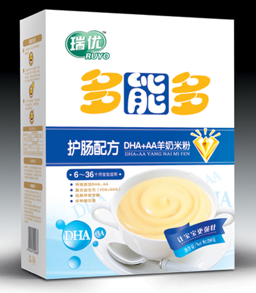 瑞優多能多DHA+AA羊奶米粉