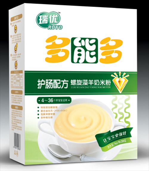 瑞優多能多螺旋藻羊奶米粉